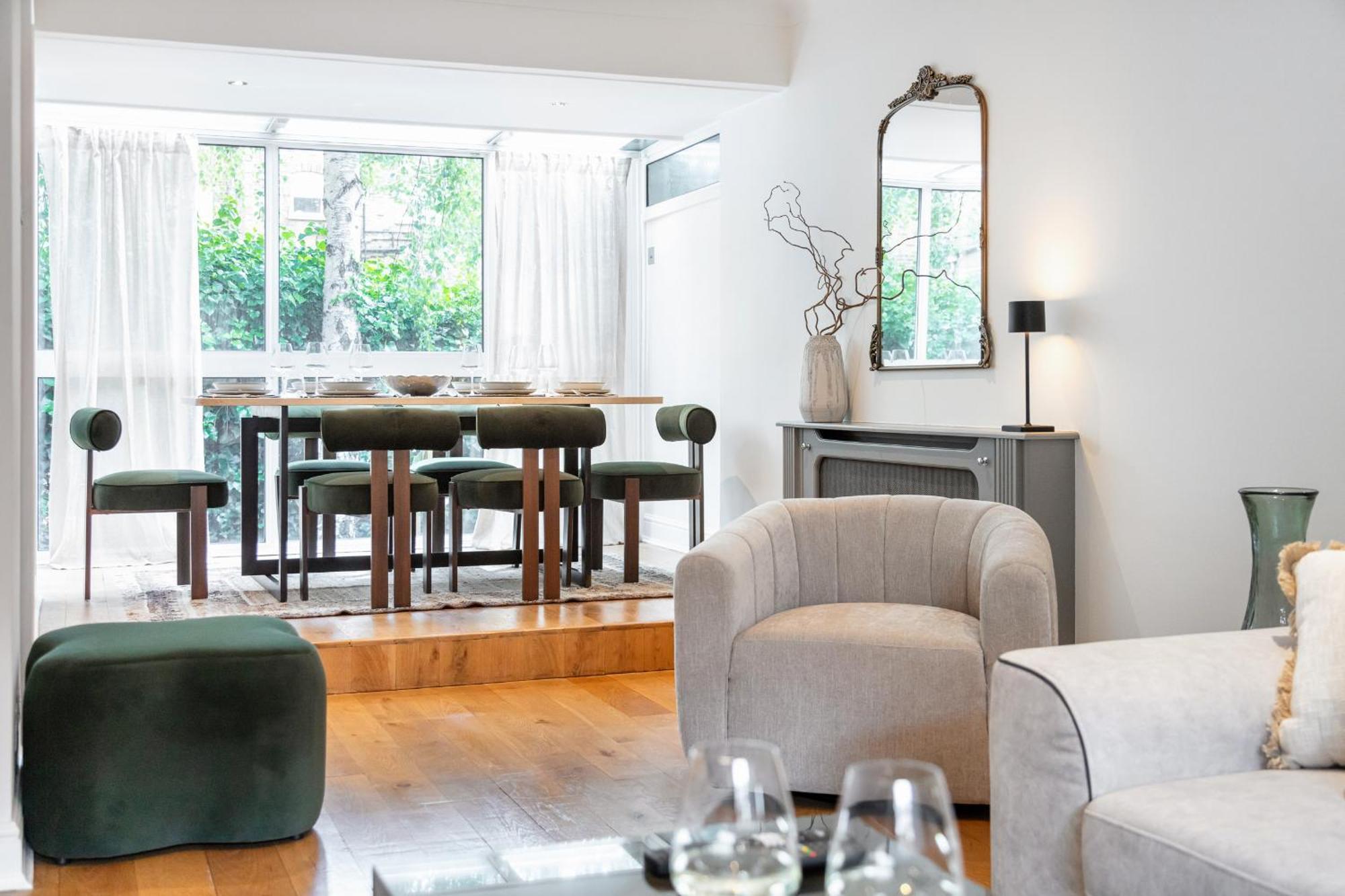Rare 4Beds Townhouse In Kensington With Patio Villa London Eksteriør bilde