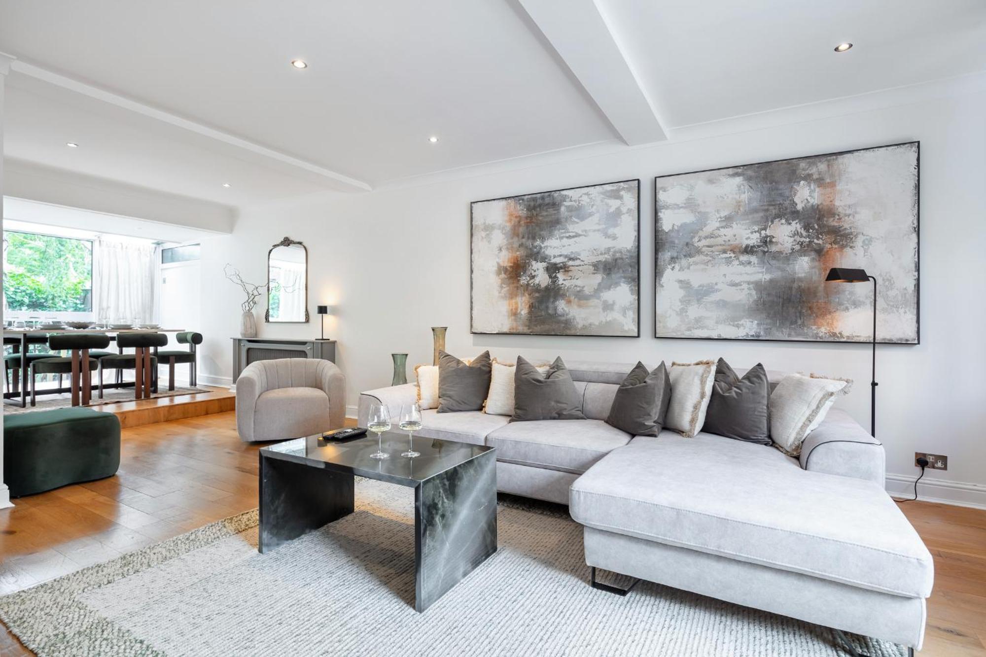 Rare 4Beds Townhouse In Kensington With Patio Villa London Eksteriør bilde