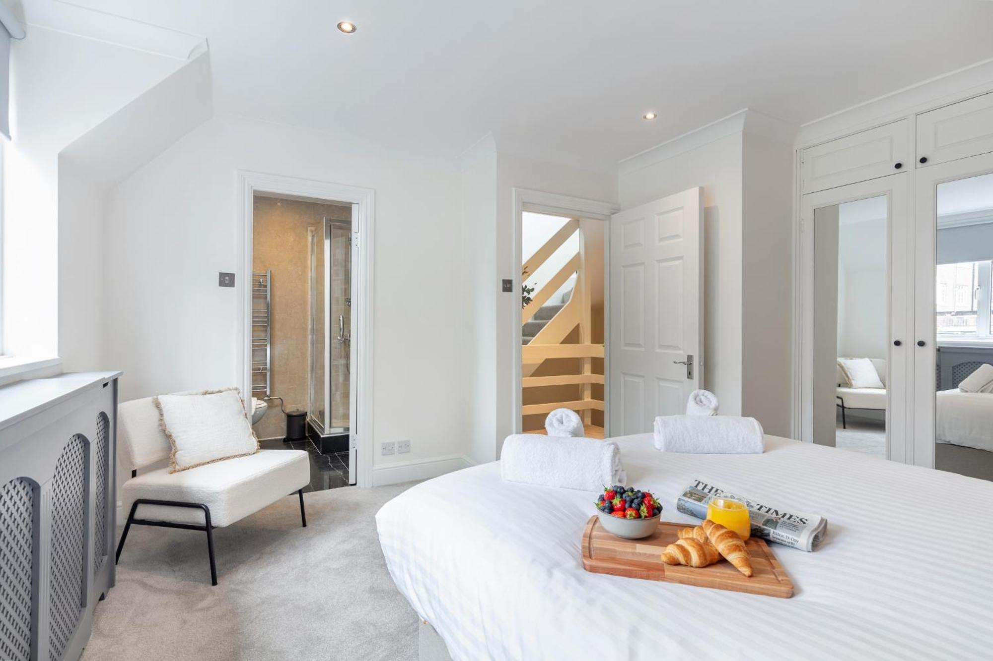 Rare 4Beds Townhouse In Kensington With Patio Villa London Eksteriør bilde