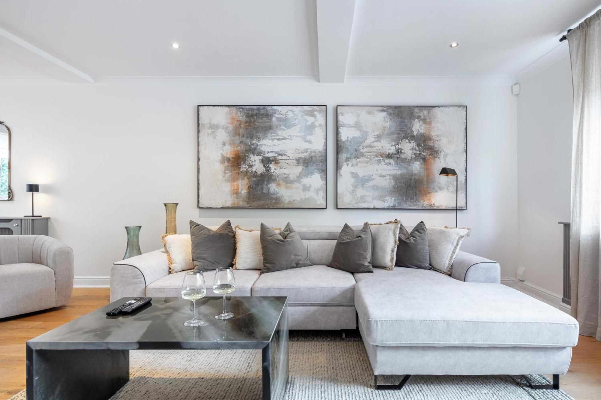 Rare 4Beds Townhouse In Kensington With Patio Villa London Eksteriør bilde